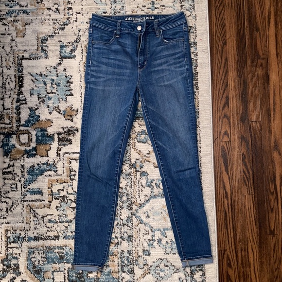 AE Light Wash Jeggings - Picture 3 of 5